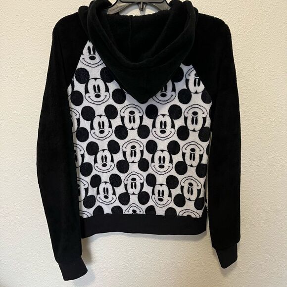Disney Jerry Leigh  black /white Girl hoodie size M - Picture 2 of 6